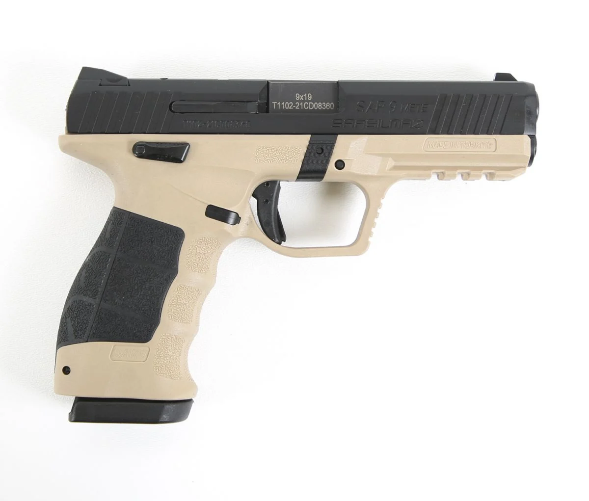 SAR USA SAR9 Mete Safari 9mm Pistol - 17 Rounds | 4.5" Barrel | Polymer Grips | Blue/Black