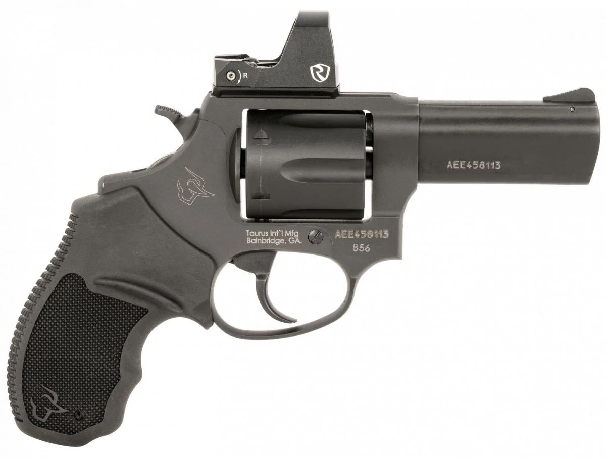Taurus 856 T.O.R.O. 38 Special Revolver - 6 Rounds | 3" Barrel | Rubber Grips | Blue/Black