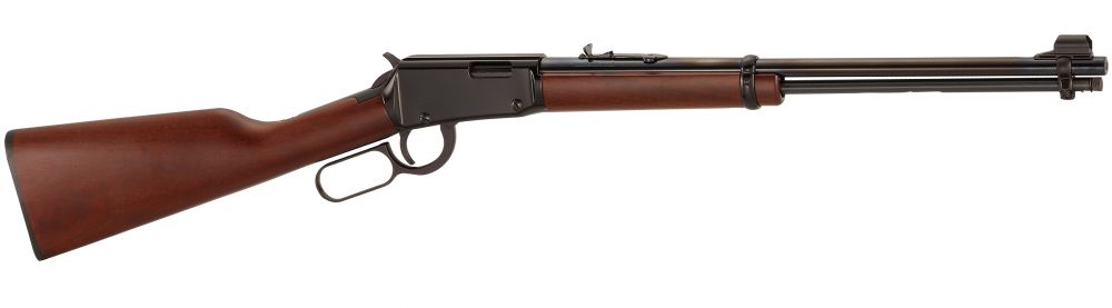 Henry Standard Lever Action .22 LR - 15+1 Rounds | 18.25" Barrel | Wood Stock | Blue/Black