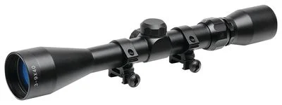 TruGlo Buckline 3-9x 40mm Rifle Scope - 3.15"-3.94" Eye Relief | 41.47-12.67 ft @ 100 yds Field of View | 3-9x Adjustable Magnification | 12.12" Length