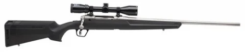 Savage Axis II XP with Scope Bolt 7mm-08 Remington- 4+1 Rounds | 22" Barrel | Black Synthetic Stock | Synthetic | Stainless/Silver