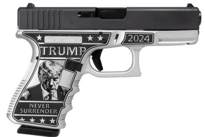 Glock G19 Gen3 Compact 9mm 4" Trump 2024 Mug Shot Limited Edition 15+1 - 15+1 Rounds | 4.01" Barrel