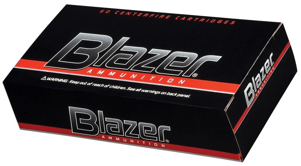 CCI Blazer Full Metal Jacket Round Nose 9mm Ammo 50 Round Box - Aluminum Casing