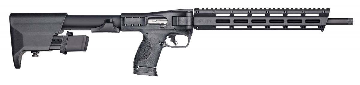 Smith & Wesson M&P FPC 9MM 23+1 - 16.25" Barrel | Black Synthetic Stock | Blue/Black