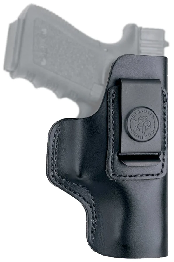 DeSantis Gunhide 031BA8OZ0 Insider Black Leather IWB fits Glock 17/22 Right Hand - Black Color | Leather Material | Any Model