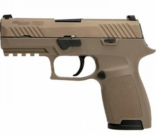 Sig Sauer P320 Carry Semi Auto Pistol LE - 15 Rounds | 3.9" Barrel | Polymer Grips | Stainless/Silver