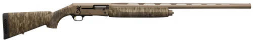 Browning Silver Field 12 GA 28 4+1 3.5 Flat Dark Earth Fixed w/Textured Gripping Panels Stock Mossy Oak Bottomlan - 4+1 Rounds | 28" Barrel | 3.5" Chamber | Camo Stock | Synthetic | FDE/Tan