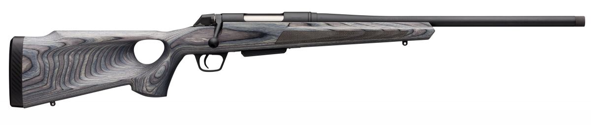 Winchester XPR Thumbhole Varmint SR .270 Winchester - 3+1 Rounds | 24" Barrel | Laminate Gray Stock | Blue/Black