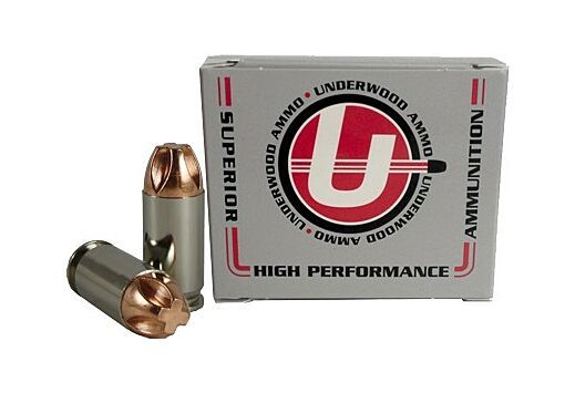Underwood Xtreme Penetrator Hollow Point 45 ACP+P Ammo 200 gr 20 Round Box - Brass Casing