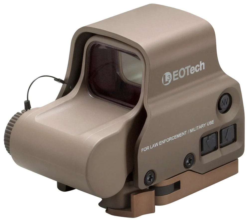 Eotech HWS EXPS3 with Night Vision 1x 68 MOA Ring / Red Dot Tan Holographic Sight - CR123A Battery | Unlimited Eye Relief | 30 yds @ 4" Eye Relief Field of View | 1x Fixed Magnification