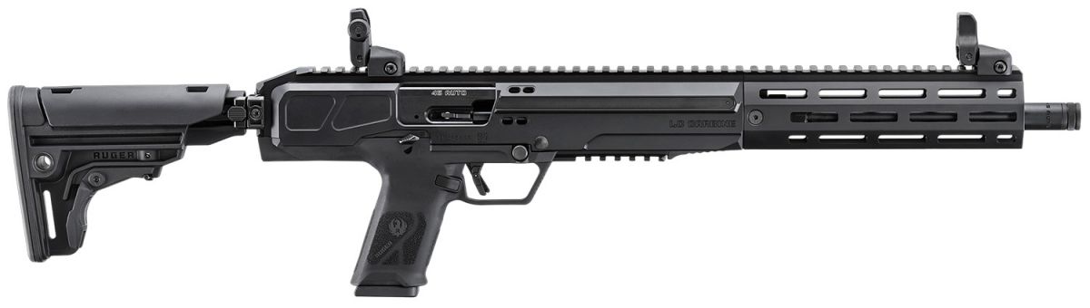 Ruger LC Carbine .45 ACP 16.25" Threaded, M-LOK Handguard, 13+1 - 13+1 Rounds | 16.25" Barrel | Black Stock | Blue/Black