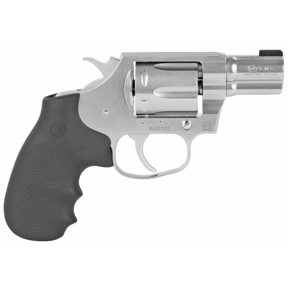 Colt Cobra Stainless 38 Special Revolver - 6 Rounds | 2" Barrel | Rubber Grips | Stainless/Silver | 2-Dot Sights