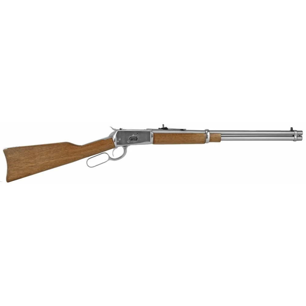 Rossi R92 Carbine .45 LC Lever Action Rifle - 10+1 Rounds | 20" Barrel | Wood Stock | Stainless/Silver