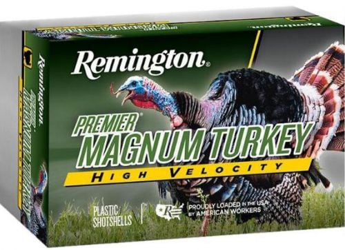 Remington Premier High-Velocity Magnum Turkey Lead Shot 12 Gauge Ammo 5 Round Box