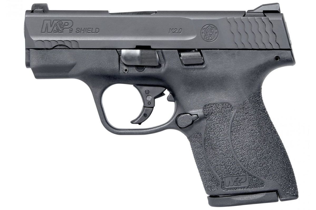 Smith & Wesson M&P 9 Shield M2.0 9mm Pistol - 8+1 Rounds | 3.1" Barrel | Polymer Grips | Blue/Black | 3-Dot Sights