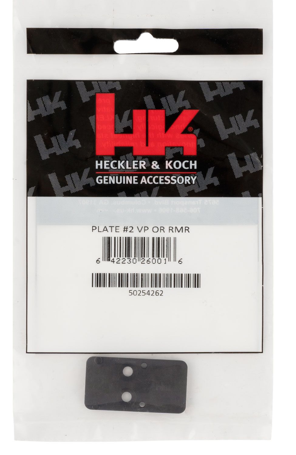 Heckler & Koch H&K Mounting Plate #2 HK VP9 w/Optic Cuts, Trijicon RMR Black