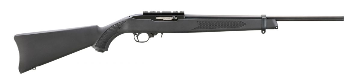 Ruger 10/22 Carbine .22LR Semi Auto Rifle - 10+1 Rounds | 18.5" Barrel | Black Synthetic Stock | Blue/Black