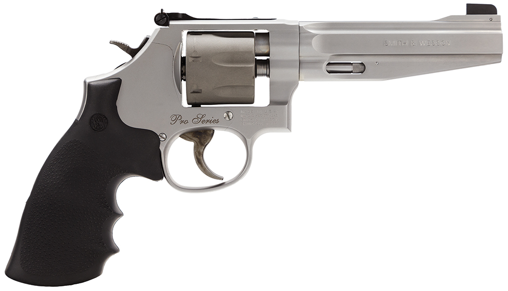 Smith & Wesson Performance Center Pro Model 986 5" 9mm Revolver - 7 Rounds | 5" Barrel | Polymer Grips | Stainless/Silver