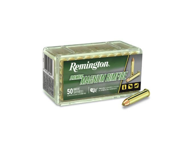 Remington 22 Winchester Magnum Rimfire 33 Grain VMax Boat Ta - Brass Casing