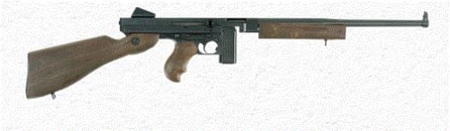 Thompson 1927A-1 Carbine Semi-Automatic .45 ACP - 10+1 Rounds | 16.5" Barrel | Walnut Stock | Wood | Blue/Black