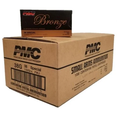 PMC .38 Special Handgun Ammo - 132 Grain | FMJ | 1000rd Case