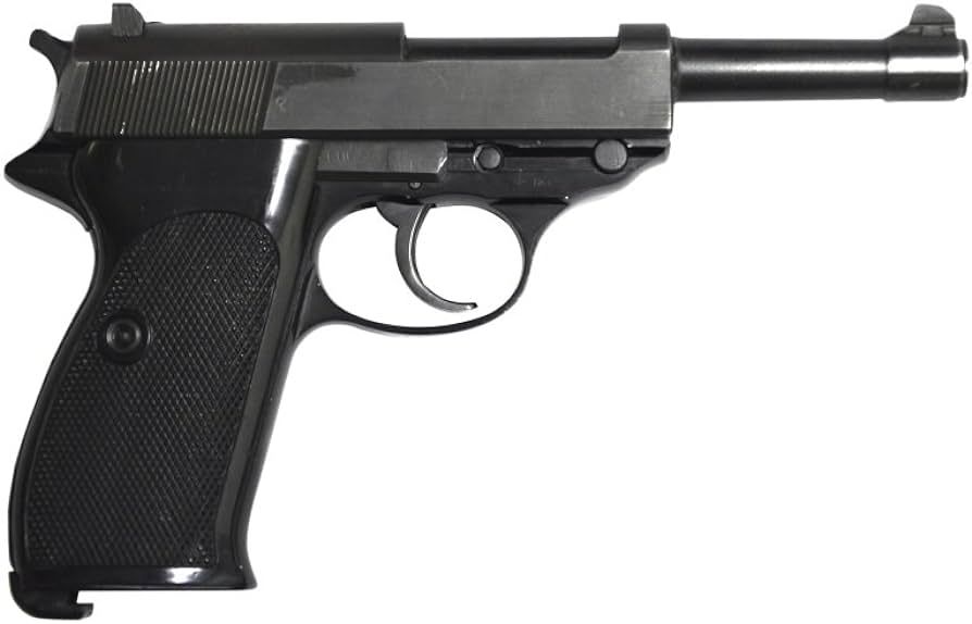 Walther Arms P38 Pistol, Post War Aluminum Frame 9mm, Military Surplus, Good Condition - 8 Rounds | 4.9" Barrel | Blue/Black