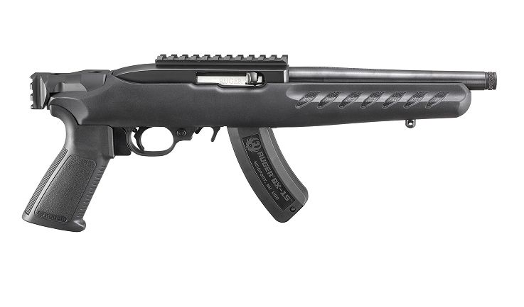 RUGER CHARGER .22LR 15-SHOT - 15+1 Rounds | 8" Barrel | Polymer Grips | Blue/Black