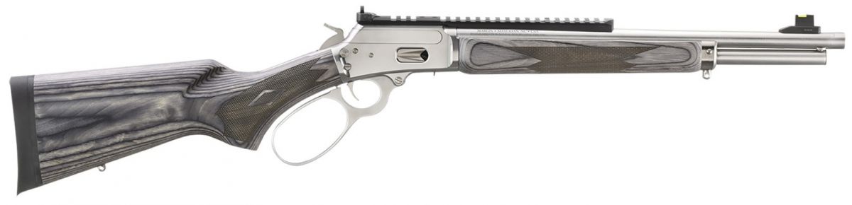 Marlin 1894 SBL .44 Mag Stainless/Laminate - 9+1 Rounds | 16.1" Barrel | Stainless/Silver