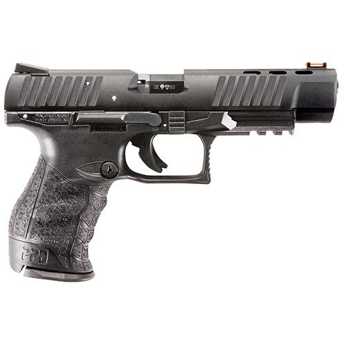 Walther Arms PPQ M2 12 Rounds 5" 22 Long Rifle Pistol - 12+1 Rounds | Polymer Grips | Blue/Black | Fiber Optic Sights