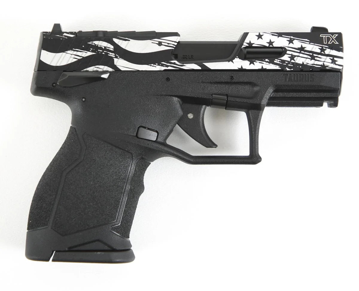 Taurus TX22 Compact 22 LR Semi Auto Pistol - 10+1 Rounds | 3.5" Barrel | Polymer Grips | Adjustable Sights